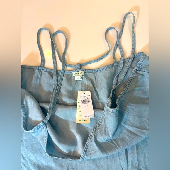 Aerie Chambry Dress
Elegant Light Blue Slip Dress
Size Medium
NWT - Picture 7 of 9